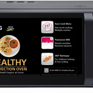 LG 28 L Quartz Heater and Stainless Steel Cavity More Hygienic More Durable Convection Microwave Oven
