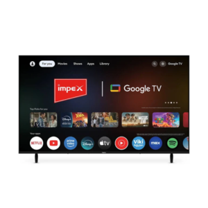 IMPEX 55 Inch 4K QLED Google Smart TV ,120Hz ,Dolby Audio (evoQ 55S4QLF3)