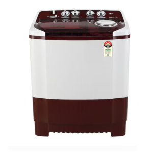 LG 8 kg Semi Automatic Washing Machine with Roller Jet Pulsator, Wind Jet Dry, Burgundy, 5 Star