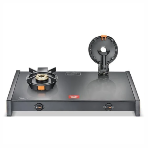 Prestige Svachh GSTV-02 Glass Manual Gas Stove (2 Burners)