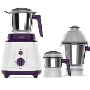 V-Guard Voinic 1000 W Mixer Grinder (Voinic 1000w | 3 Jars | White purple)
