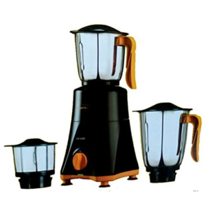 V-Guard Vx 600 Stainless Steel Mixer Grinder , Black.