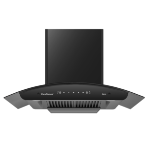 PUREFLAME CURVED CHIMNEY 90 CM 1400 M3/H JAVA 90